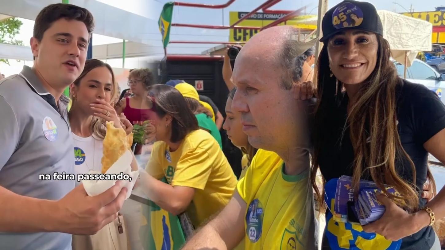 Confira como foi o dia dos candidatos a prefeito de Luziânia.