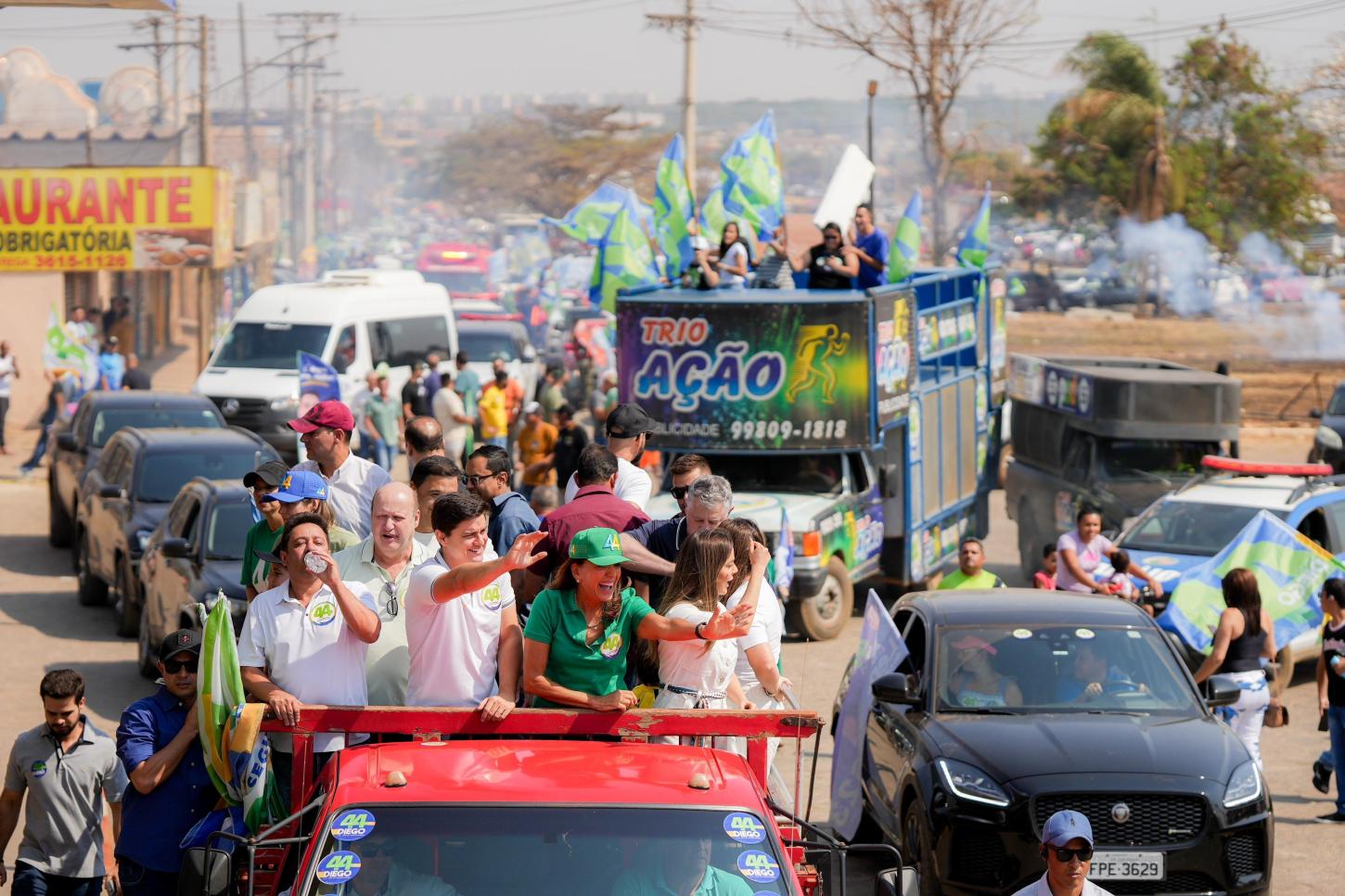 Carreata de Diego no Jardim Ingá se torna uma das maiores da história da cidade