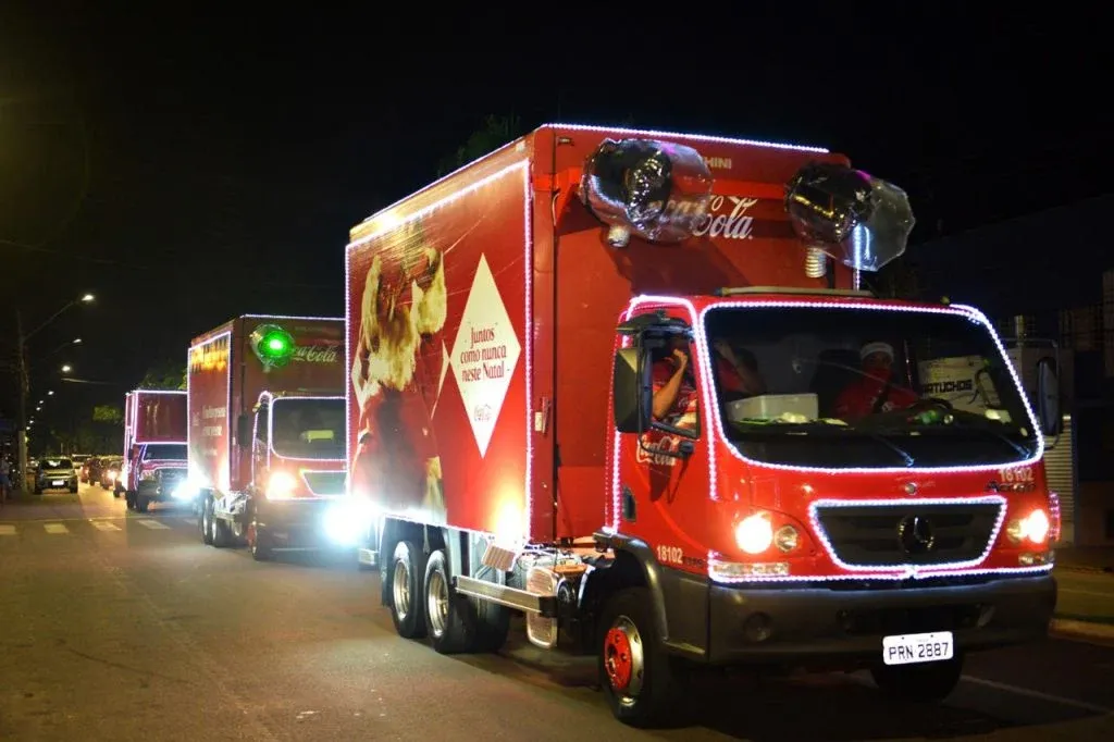 Caravana de Natal da Coca-Cola ganha data para passar em duas cidades de Goiás