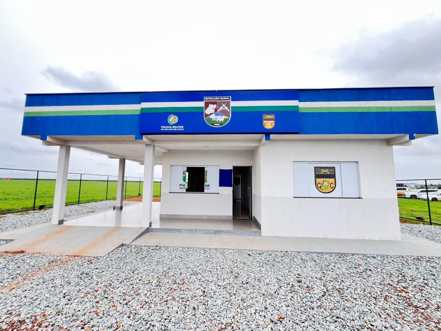 Parceria entre governo estadual e municipal resulta em nova Base da PM na zona rural de Luziânia