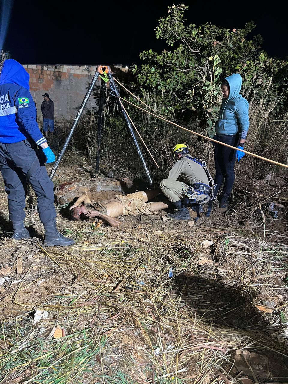 Corpo é encontrado dentro de cisterna em Luziânia neste domingo