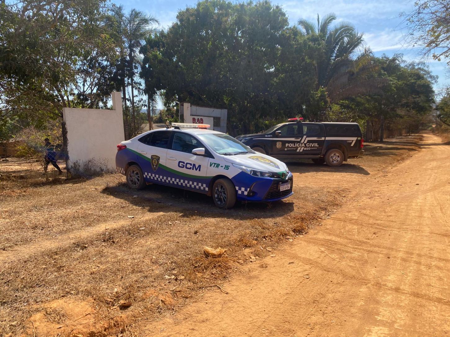 Guarda Municipal e Polícia Civil realizam operação no Setor de Chácaras Vale da Canção em Luziânia.
