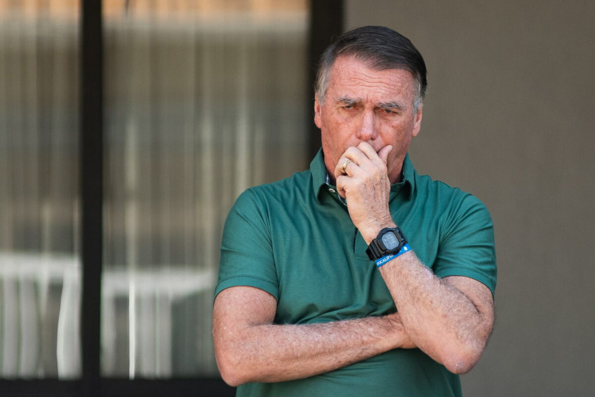 O candidato de Bolsonaro