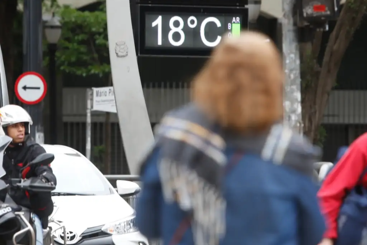 Frente fria deve baixar temperaturas em SP nos próximos dias. Veja