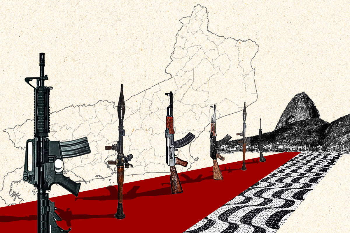Rota das armas: os caminhos dos fuzis até a máquina do crime no RJ