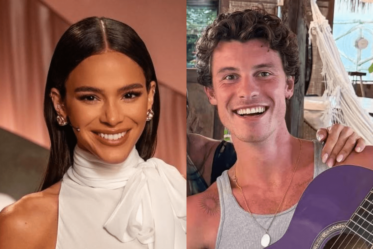 Bruna Marquezine e Shawn Mendes são flagrados juntos em show em SP