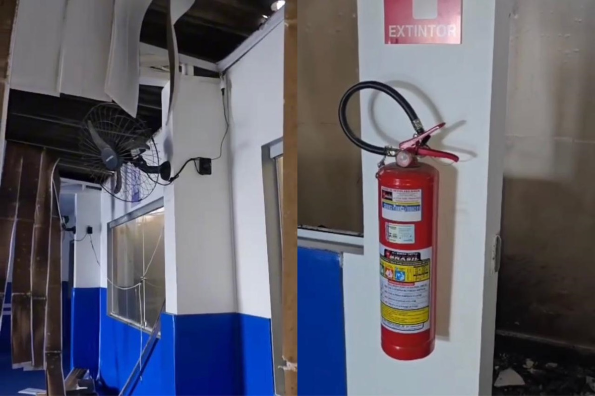 Veja como ficou academia atingida por incêndio no Jardim Botânico