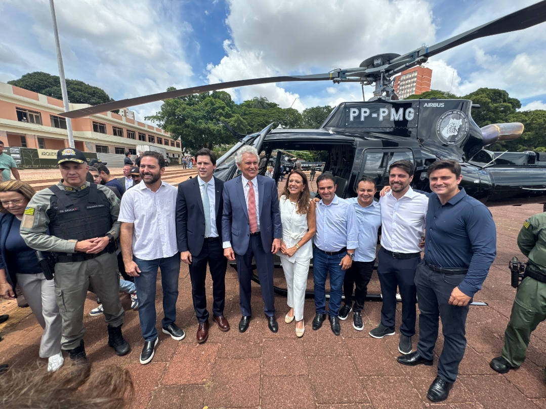 Governo de Goiás entrega quatro helicópteros e instala primeira base avançada do Graer no Entorno