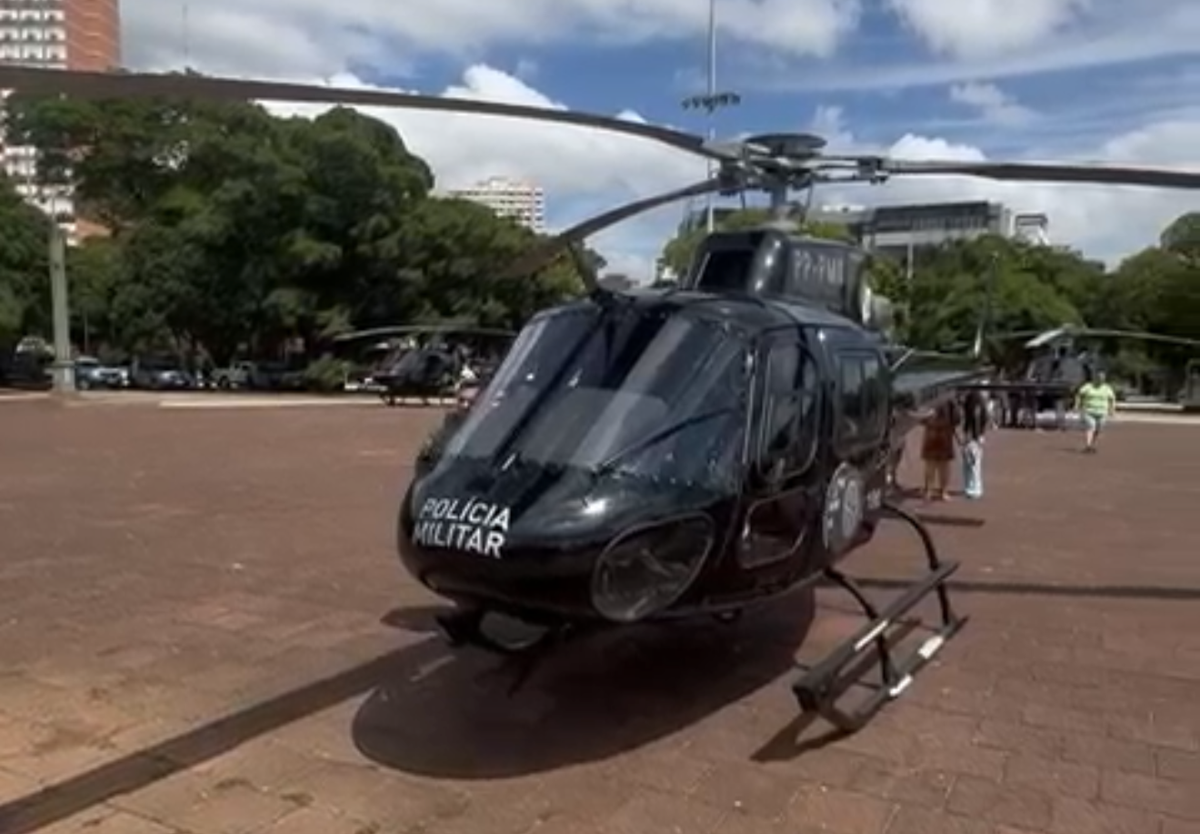 Governo de Goiás entrega quatro helicópteros e instala primeira base avançada do Graer no Entorno.