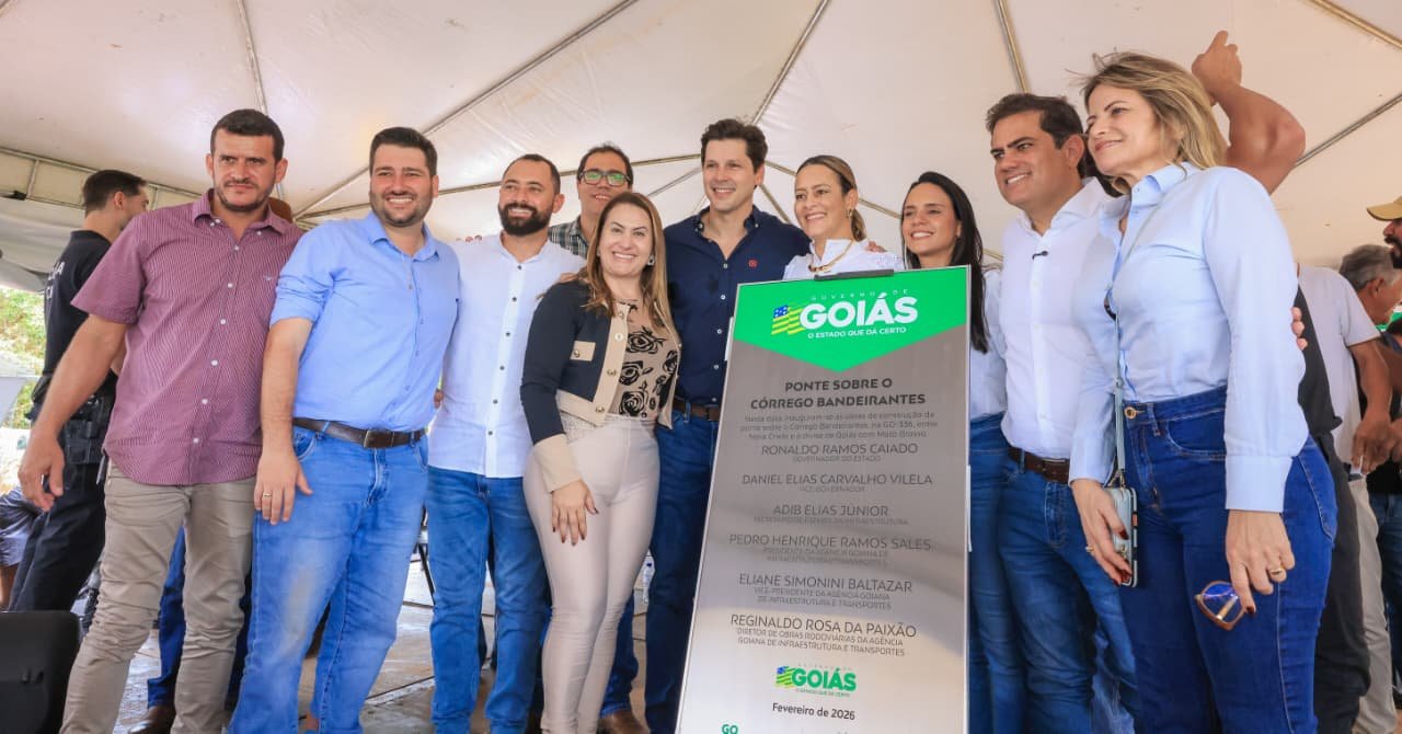 Ponte em Nova Crixás impulsiona escoamento e atende demanda internacional, afirma Vilela