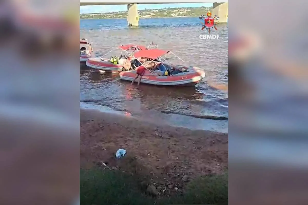 Dois homens são internados após afogamento no Lago Paranoá