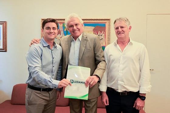 Diego Sorgatto busca apoio de Caiado para instalação de unidade do COTEC em Luziânia