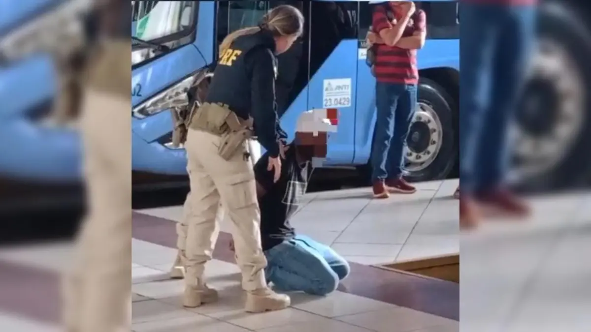Homem é preso por tentativa de furto de arma de PRF na rodoviária de Goiânia