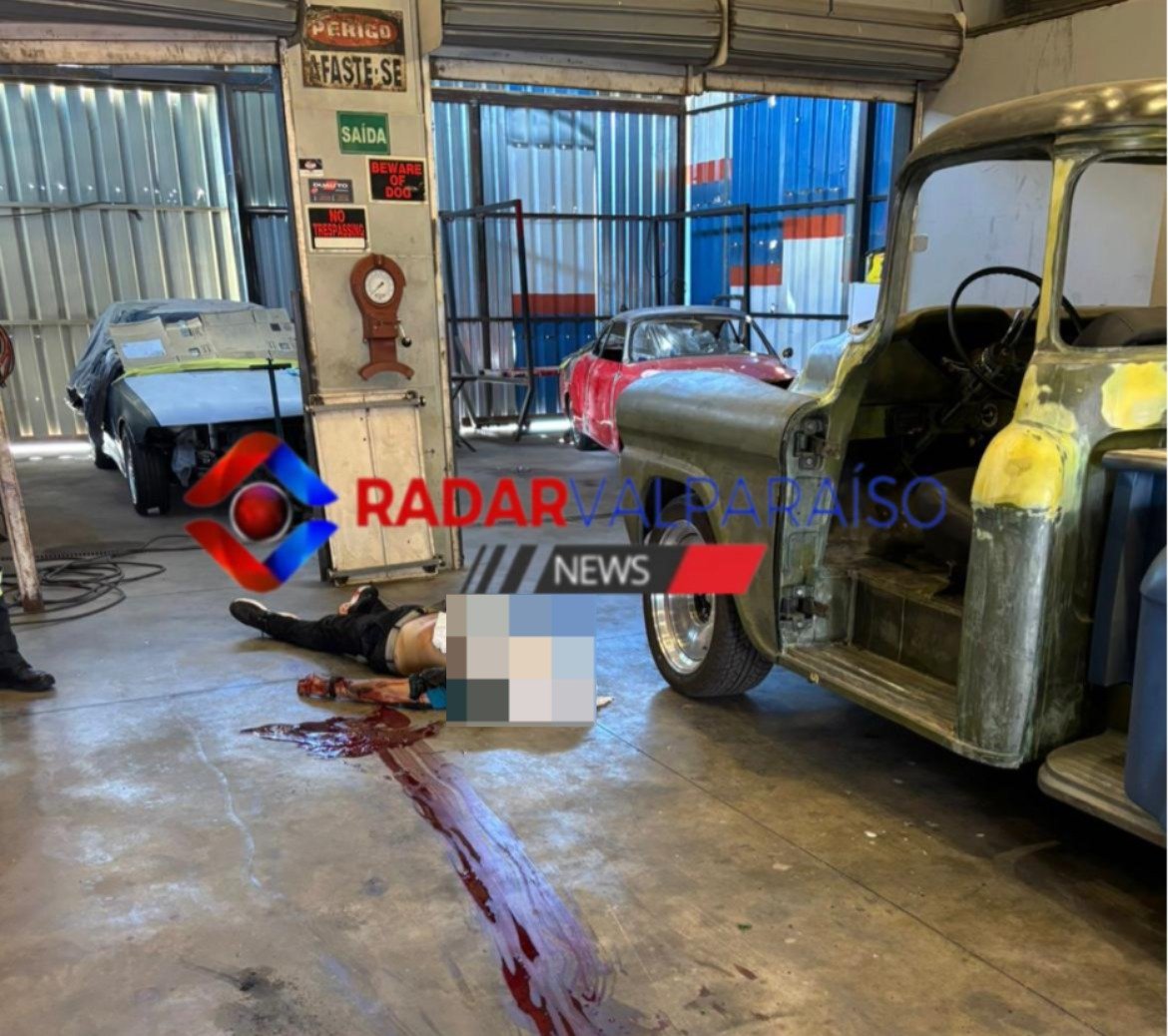 Funcionário arrasta patrão morto a facadas dentro de oficina no DF
