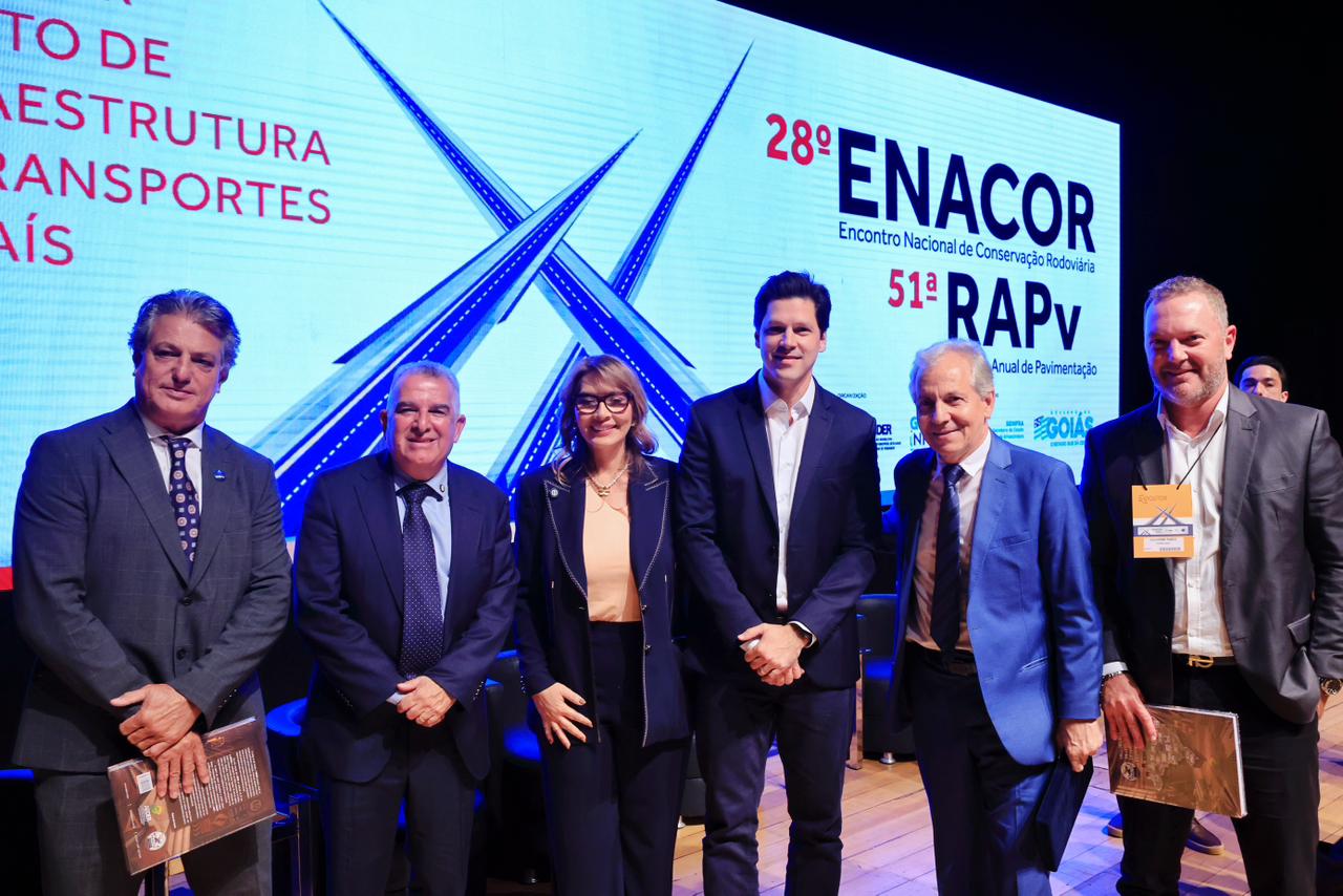Daniel Vilela enfatiza a relevância de Goiás na infraestrutura rodoviária durante o Enacor 2026
