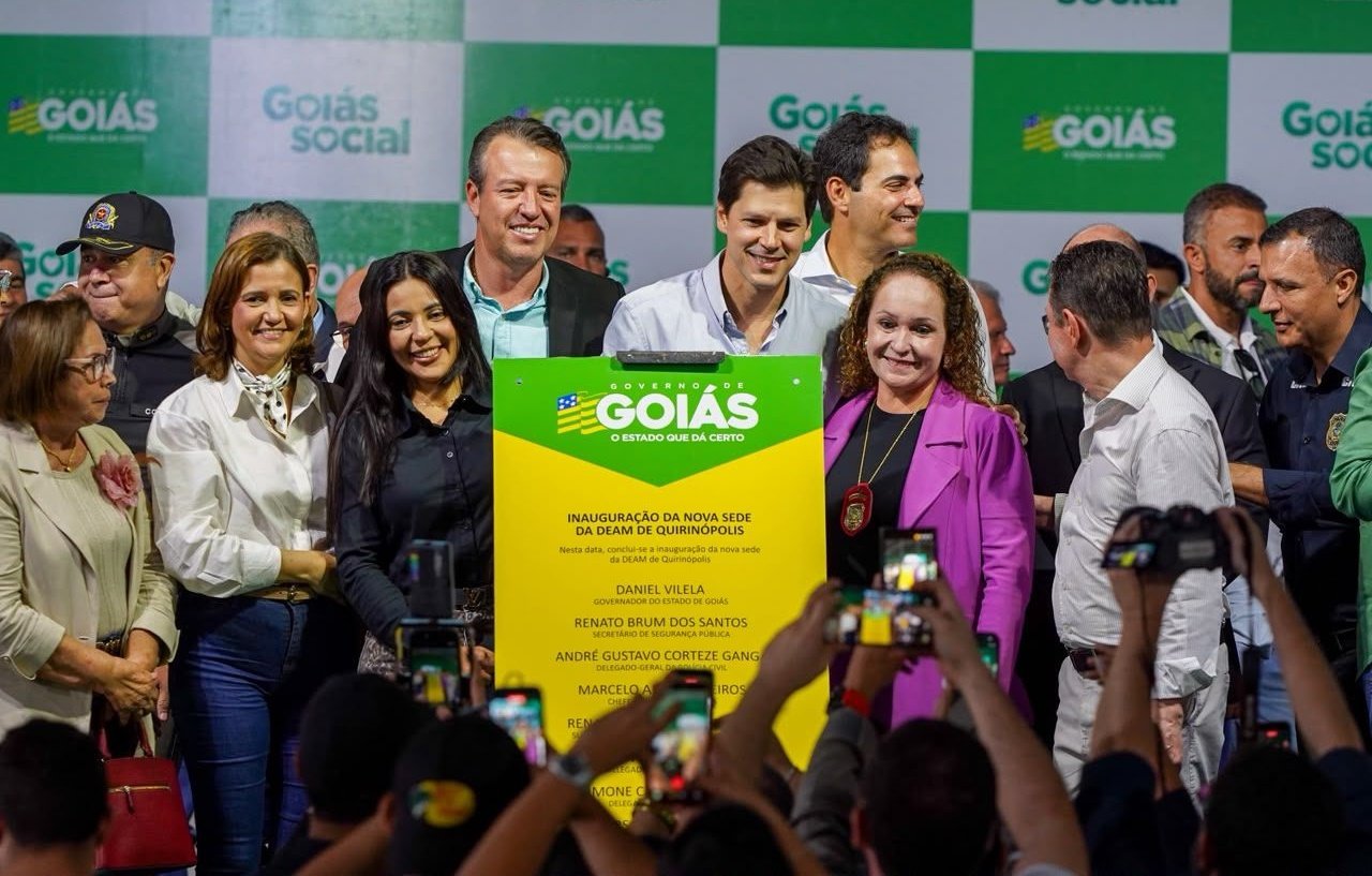 Daniel Vilela inaugura novas sedes da Delegacia da Mulher e batalhão da PM em Quirinópolis