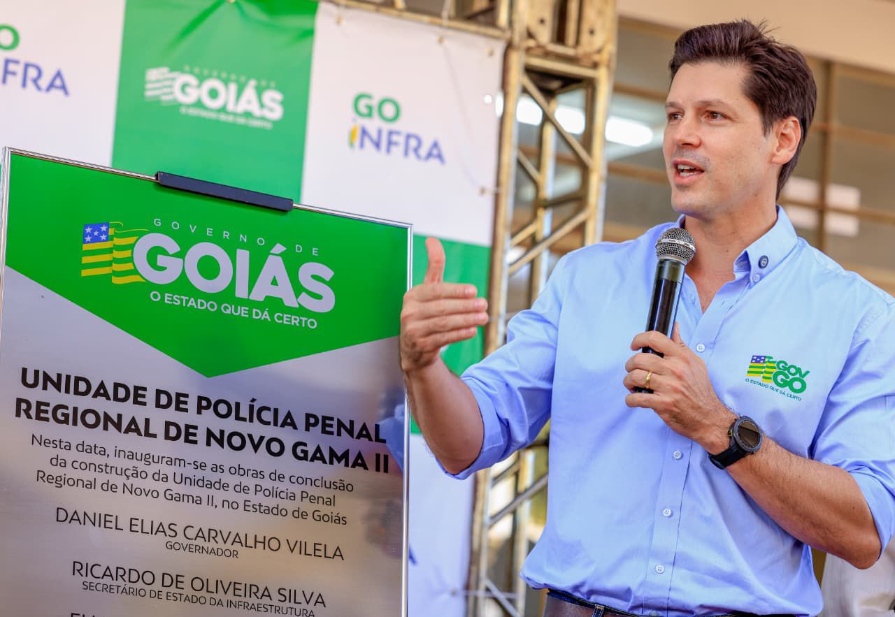 Daniel Vilela inaugura unidade prisional em Novo Gama e reforça segurança pública em Goiás