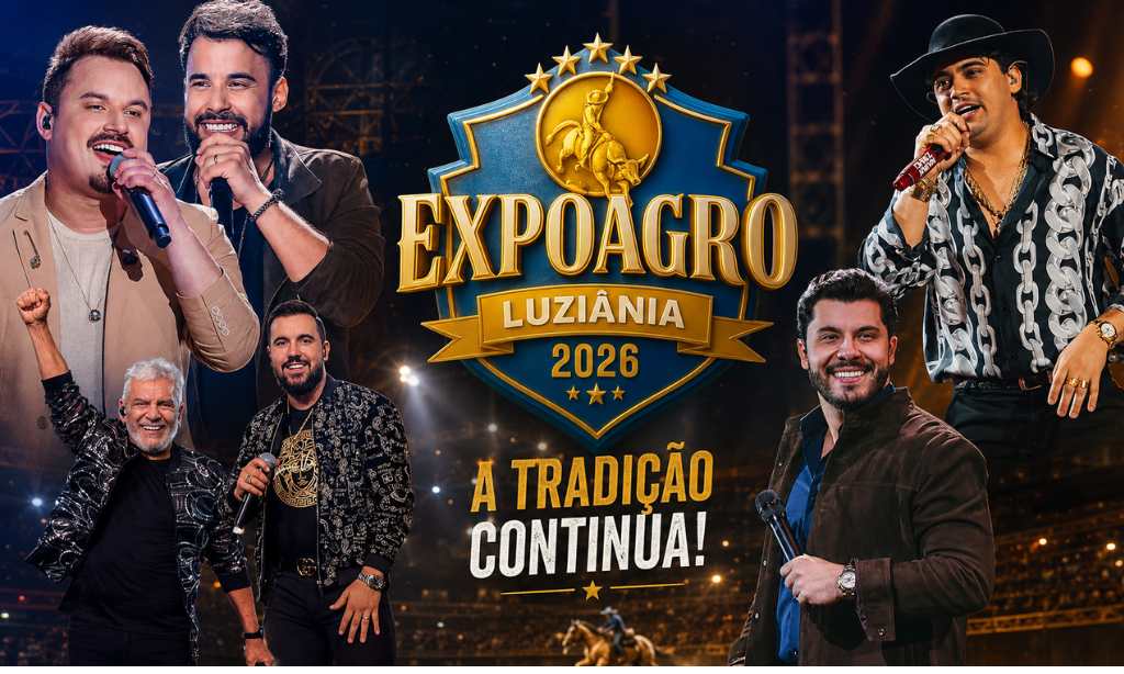 Expoagro Luziânia 2026 confirma Murilo Huff, Mato Grosso & Mathias e outros grandes nomes