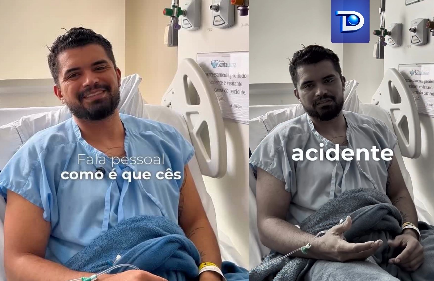 Vereador Saulo declara 'milagre' após acidente que resultou em fraturas e lesão interna