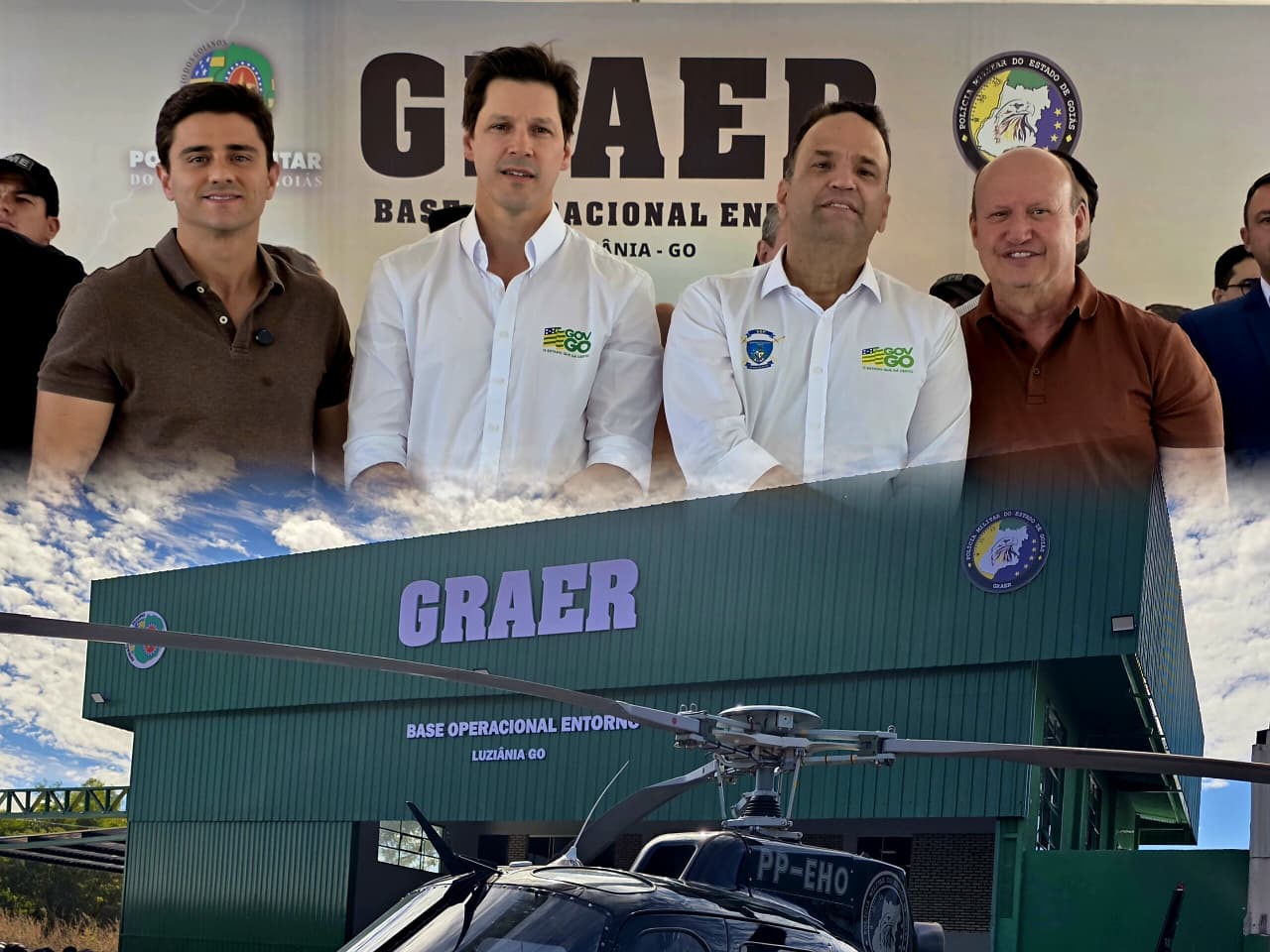 Base do GRAER em Luziânia amplia reforço aéreo para segurança no Entorno