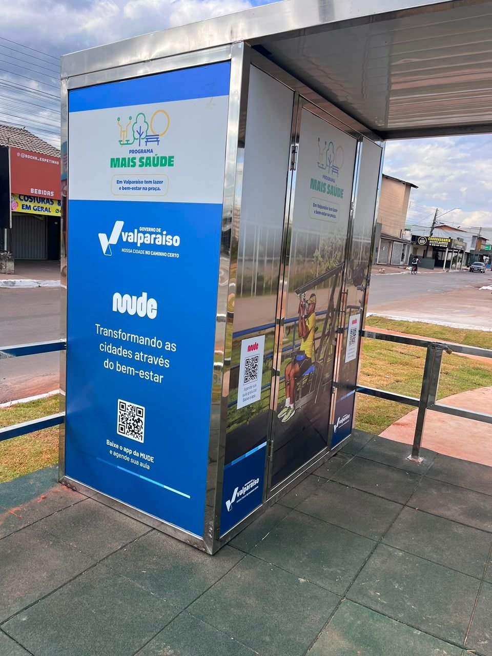 Valparaíso inaugura primeiras academias ao ar livre com acesso via QRcode