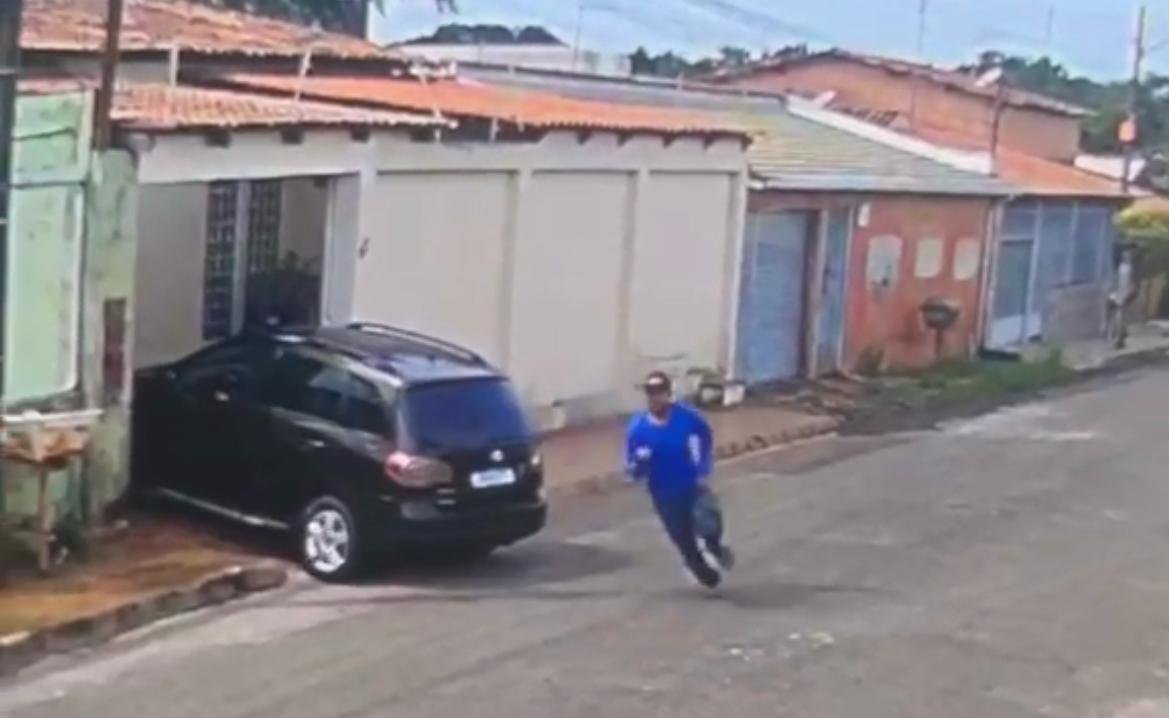 Suspeito de furto em Valparaíso é preso após ser surpreendido por moradora