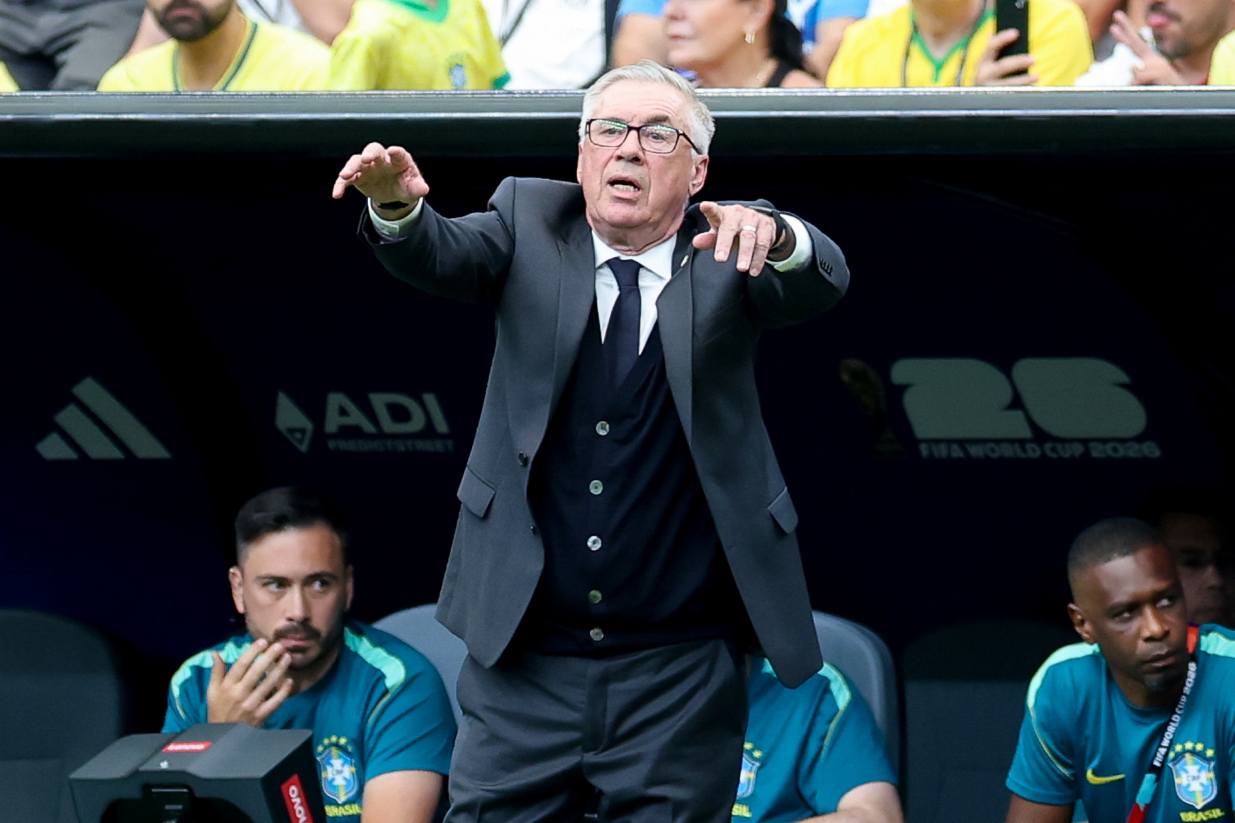 Ancelotti expressa orgulho pelo desempenho da Seleção Brasileira na Copa