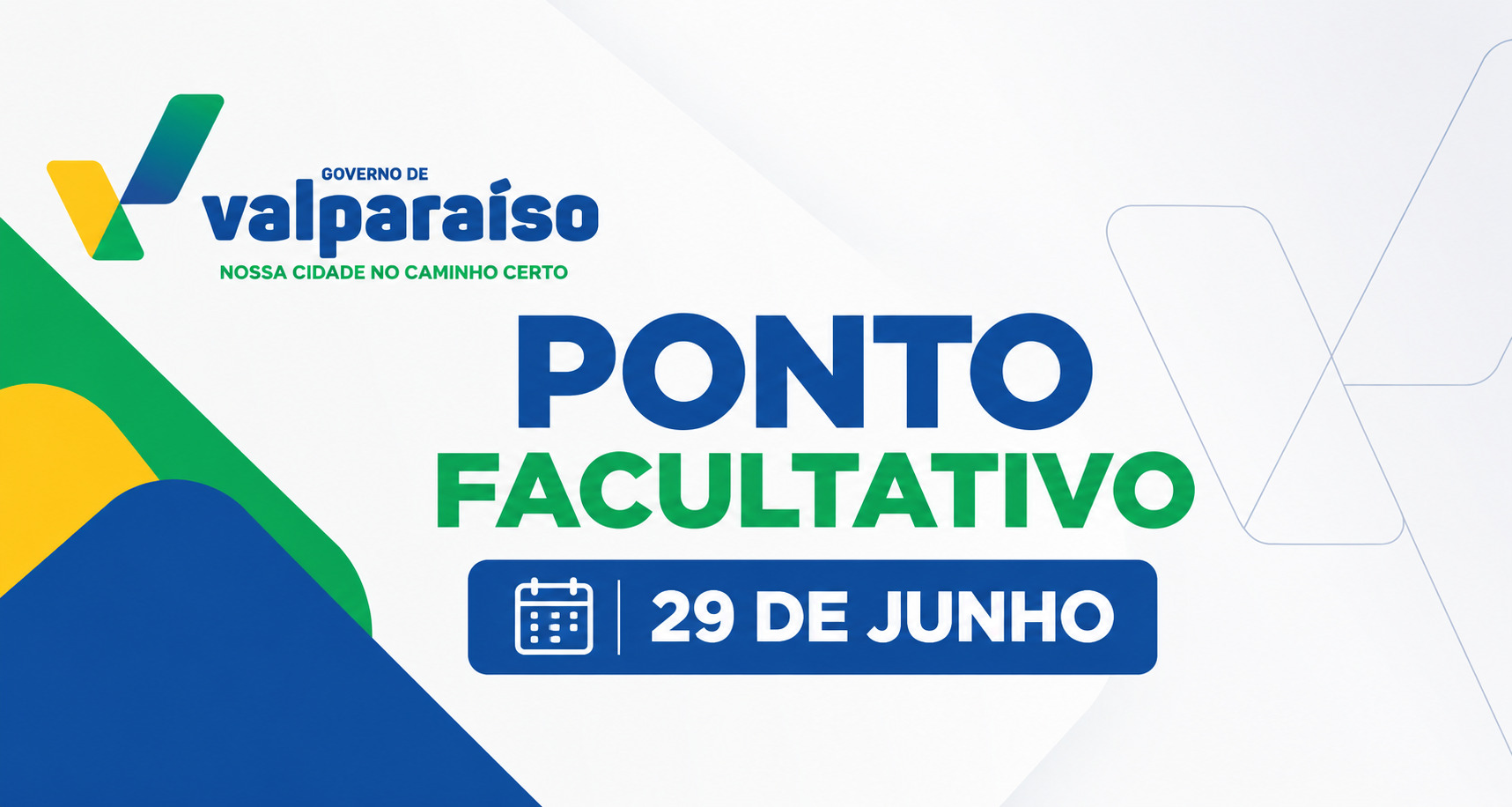 Valparaíso de Goiás decreta ponto facultativo para a próxima segunda-feira por meio do Decreto nº 241