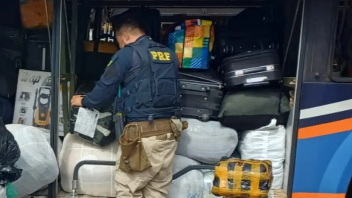PRF intercepta transporte irregular de ossada e cinzas humanas em ônibus na BR-020, em Planaltina (DF)