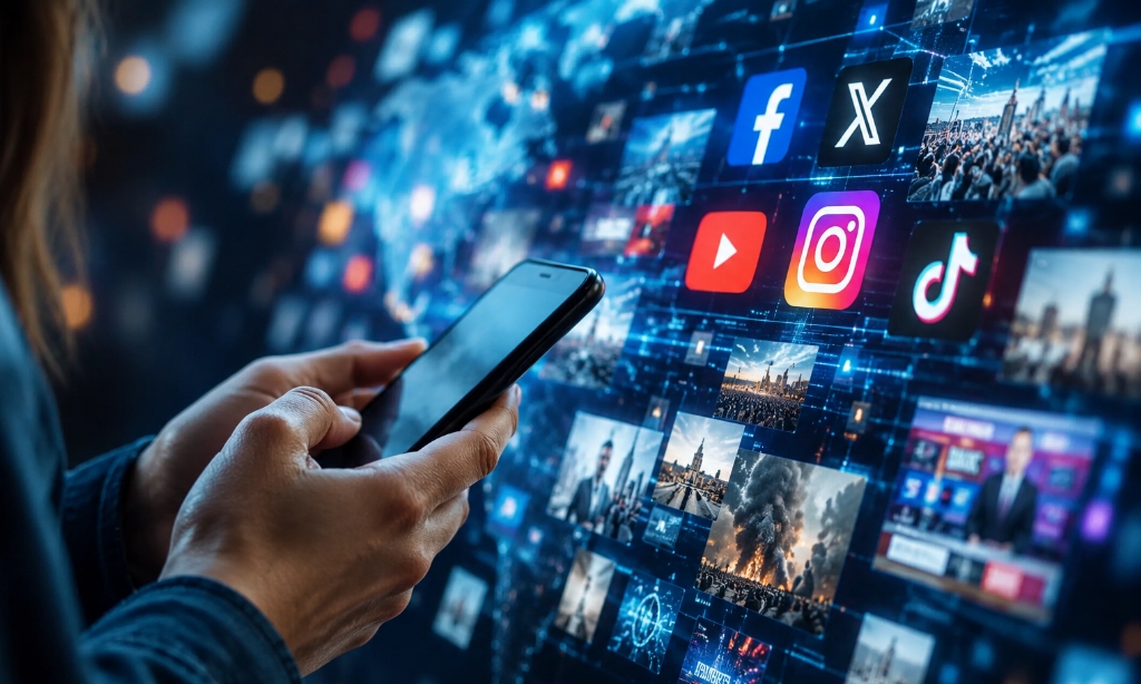 Redes sociais se consolidam como principal fonte de informação global, aponta relatório do Instituto Reuters