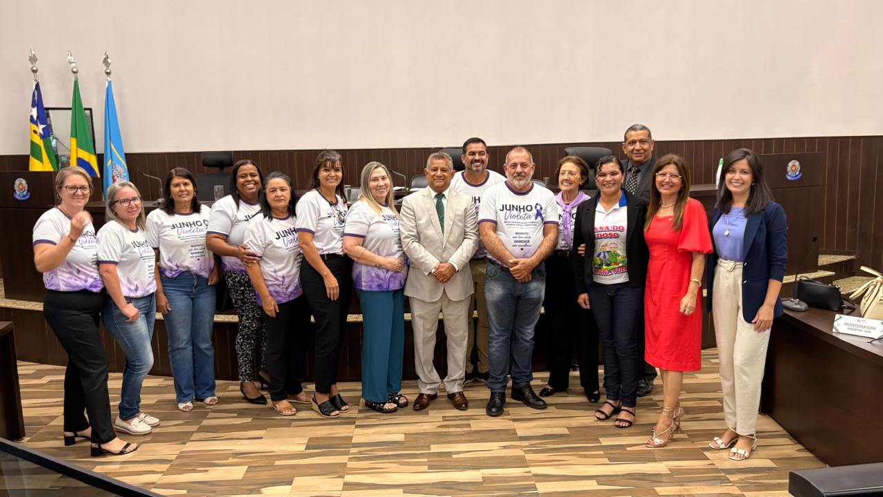 Junho Violeta em Luziânia: Câmara promove sessão solene para defender direitos da pessoa idosa