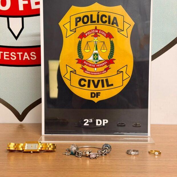 Empregada doméstica é presa no DF sob acusação de furtar joias avaliadas em R$ 67 mil