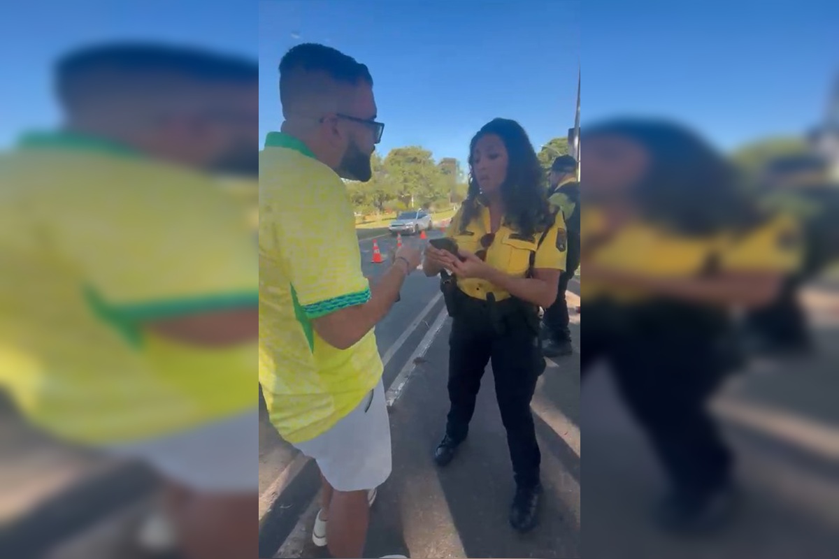 Discussão acalorada entre advogado e agente do Detran-DF marca blitz em Taguatinga