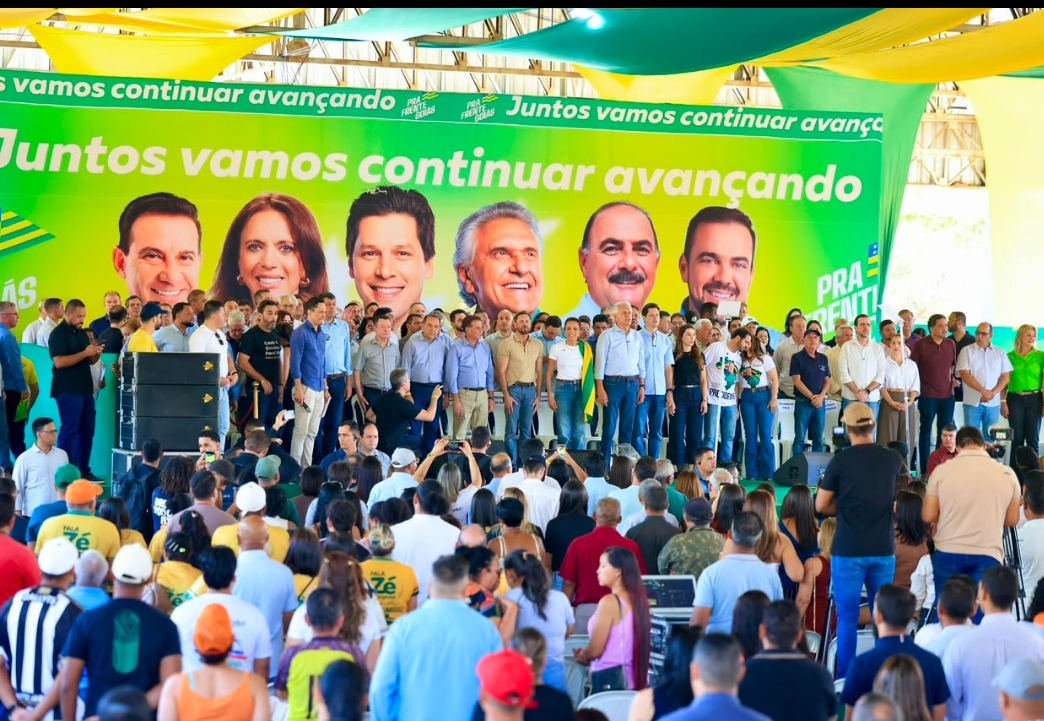 Daniel Vilela e Ronaldo Caiado mobilizam base em Campos Belos para exaltar o orgulho de Goiás