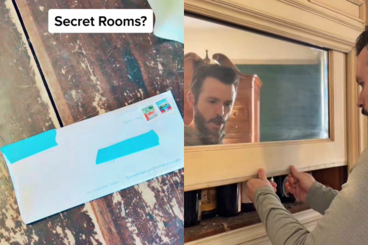 Casal descobre cômodos secretos em casa de 130 anos após receber carta misteriosa