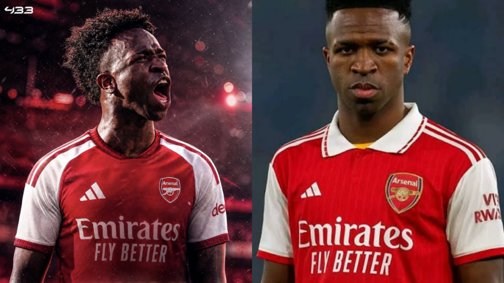 Arsenal planeja oferta histórica com salário milionário para contratar Vini Jr.