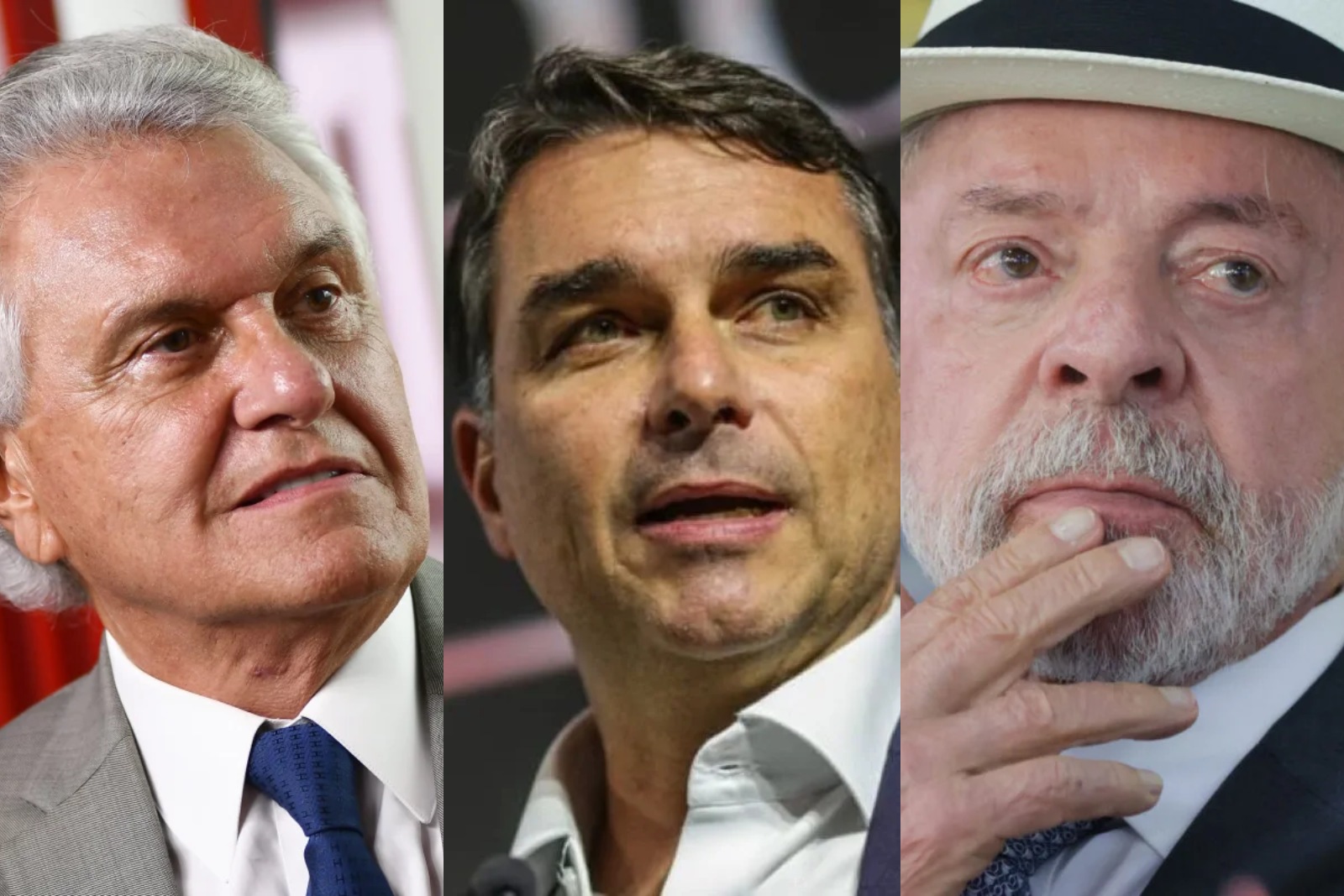 Pesquisa Big Data aponta Caiado à frente em Goiás para 2026, mas Flávio Bolsonaro supera Lula em eventual segundo turno
