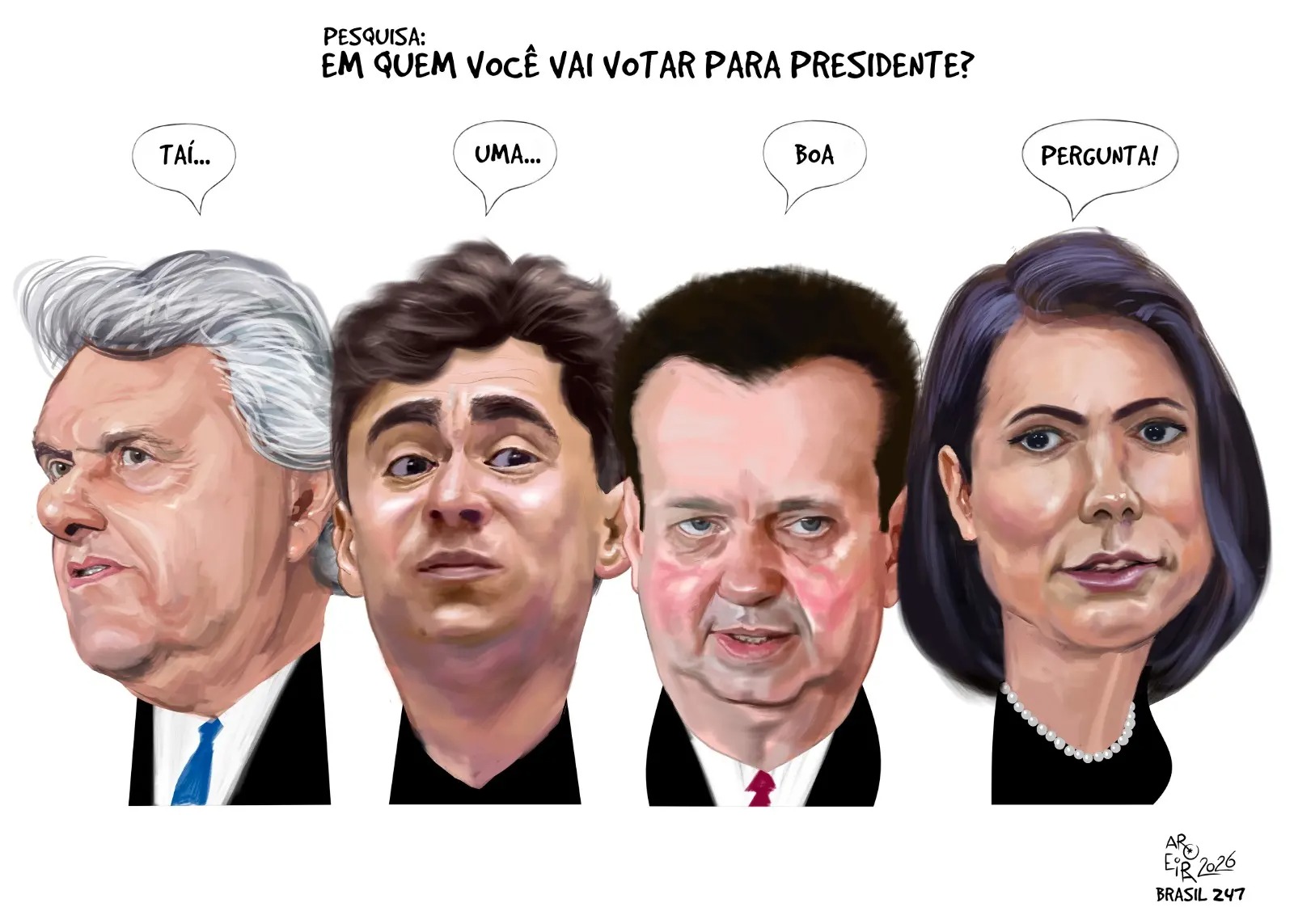 A charge de Aroeira: um olhar satírico sobre a atualidade