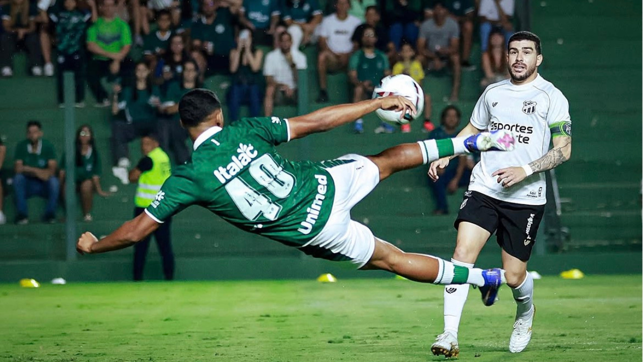 Goiás supera Ceará com golaço de voleio em estreia vitoriosa de Mozart