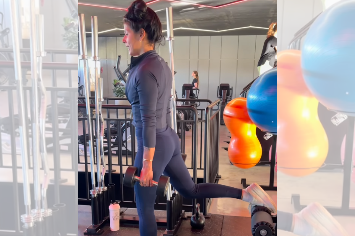 Aprenda a fazer o agachamento búlgaro, exercício de Ana Castela