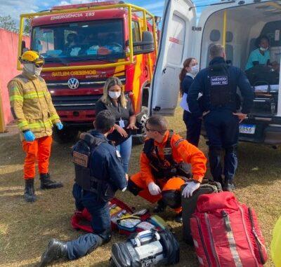 Menina de 4 anos é socorrida pelo Corpo de Bombeiros após picada de jararaca em Cavalcante