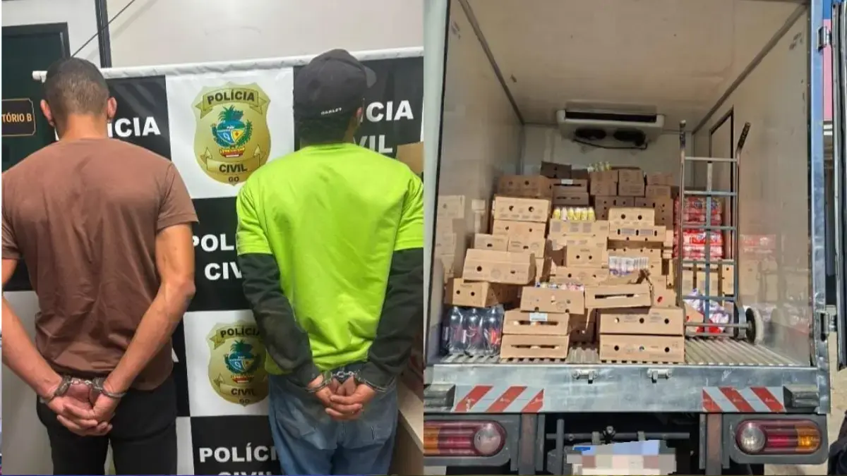 Funcionários são presos furtando produtos de empresa em Aparecida de Goiânia