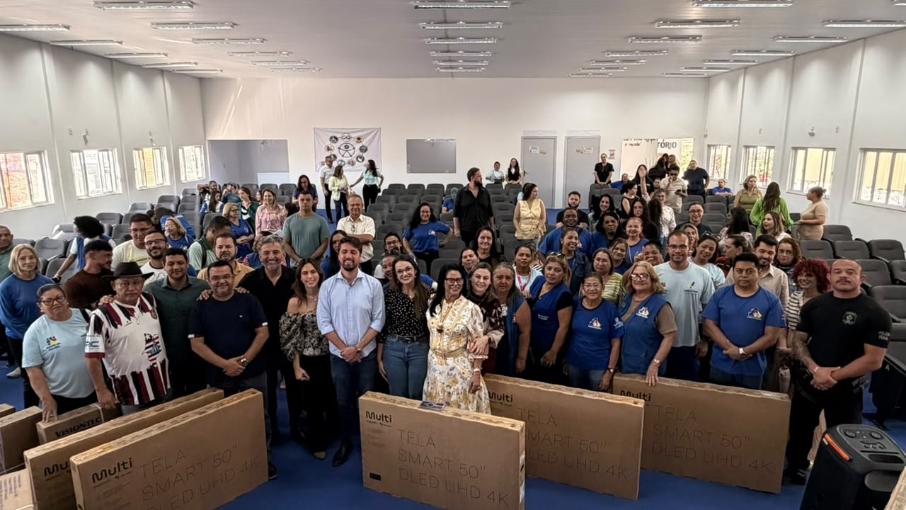 Valparaíso de Goiás equipa UBSs de Valparaíso com televisões para capacitação técnica