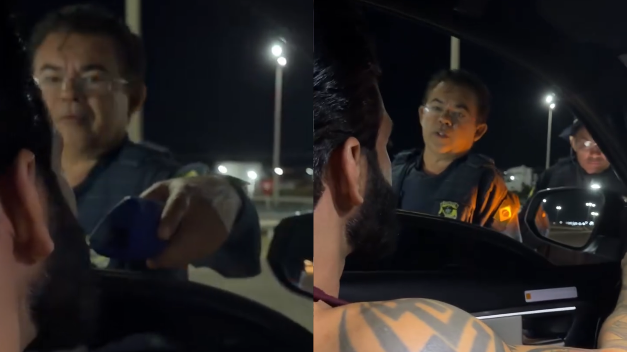 Cantor Gusttavo Lima em blitz no Rio Grande do Norte viraliza após abordagem de policial