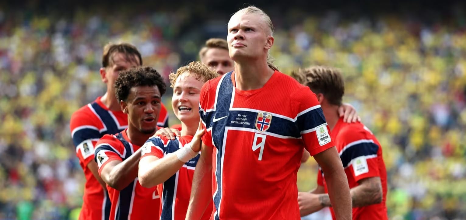 Haaland brilha, Noruega elimina o Brasil e avança para as quartas de final da Copa