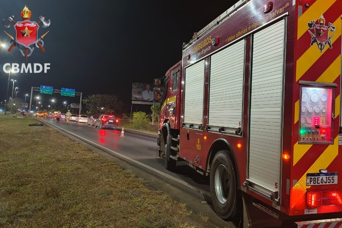 Homem morre atropelado na BR-020, em Planaltina (DF)