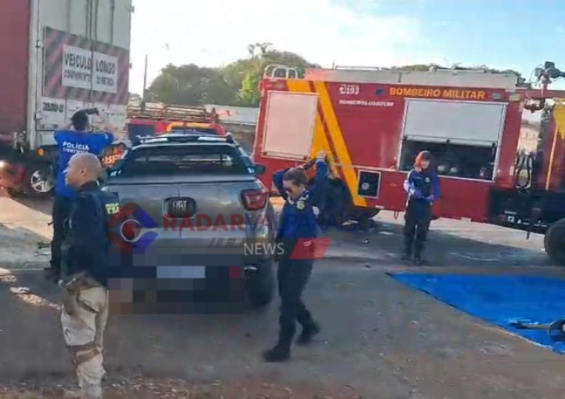 Idoso morre após grave acidente na BR-040 no município de Luziânia