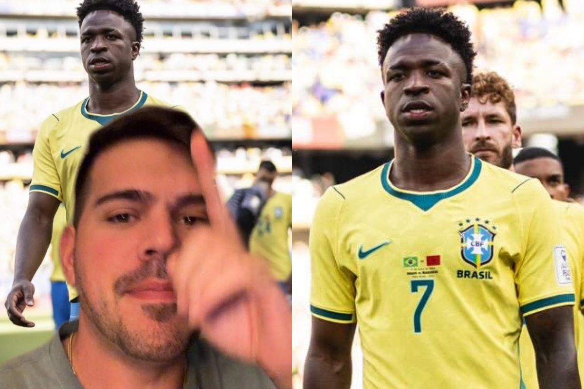 Influenciador Rafael Murmura alega ameaça de processo por Vini Jr. após polêmica do pênalti