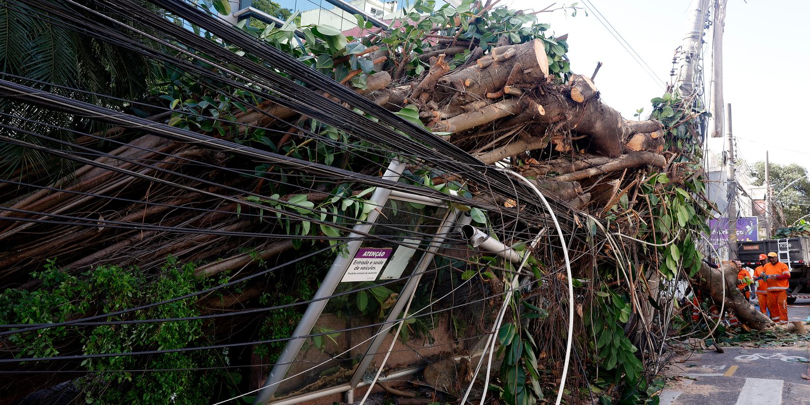 Falta de energia no Rio ainda atinge mais de 270 mil imóveis após vendaval