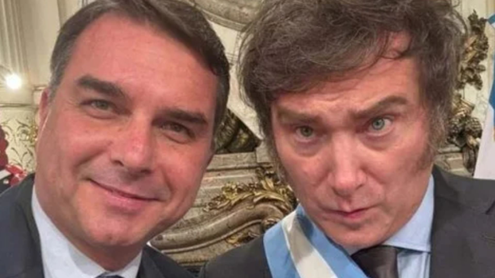 Javier Milei vem ao Brasil para apoiar campanha de Flávio Bolsonaro